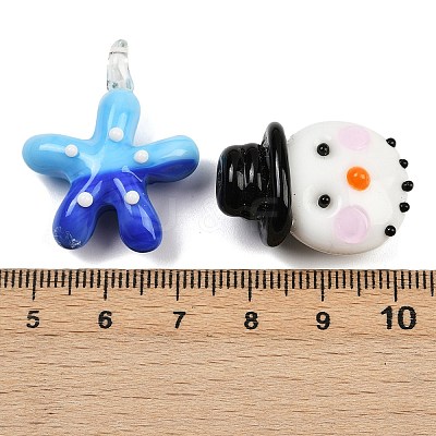 Handmade Lampwork Pendants LAMP-XCP0001-05-1