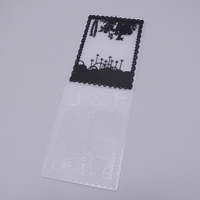Plastic Fondant Stencil DIY-WH0221-01E-1