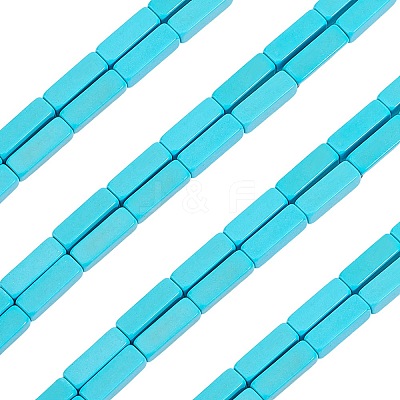120Pcs Synthetic Turquoise Beads Strands G-AR0006-17B-1
