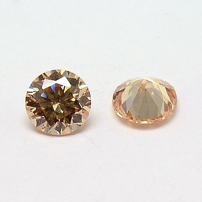 Cubic Zirconia Cabochons ZIRC-M002-5mm-3A-1