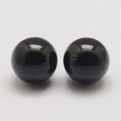 Brass Chime Ball Beads Fit Cage Pendants KK-G298-16mm-07-1