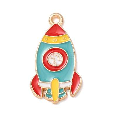 Alloy with Enamel Pendants AL-CBA9CD2-03A-1