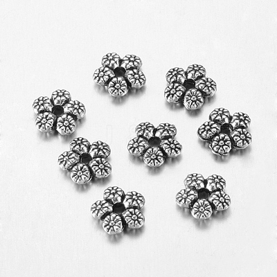 Tibetan Style Alloy Spacer Beads X-LF10889Y-NF-1