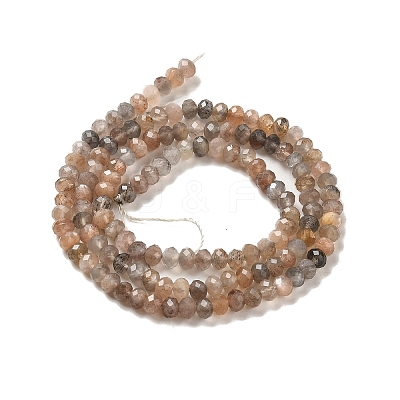 Natural Multi-Moonstone Beads Strands X-G-B074-A08-01-1