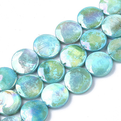 Freshwater Shell Beads Strands SHEL-S274-52-1