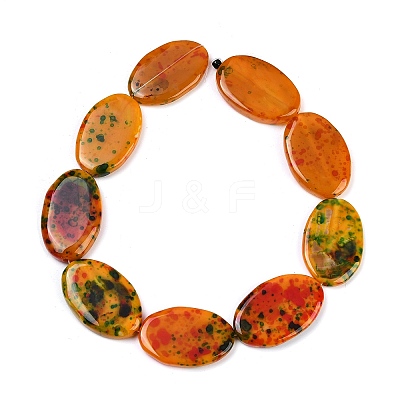 Dyed Natural Agate Beads Strands G-U029-F01-1