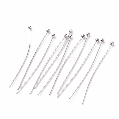Tarnish Resistant 304 Stainless Steel Ball Head pins STAS-R051-40mm-1