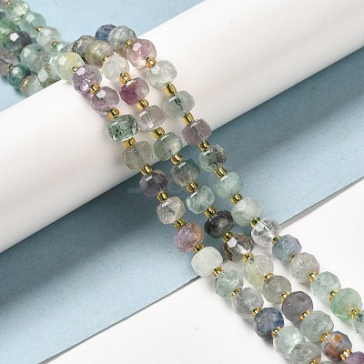 Natural Fluorite Beads Strands G-P508-A07-01-1