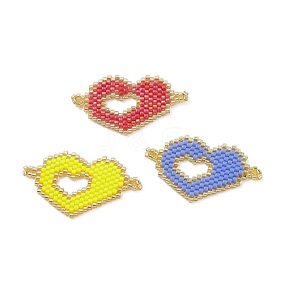 3Pcs 3 Style Handmade Loom Pattern MIYUKI Seed Beads PALLOY-MZ00051-1