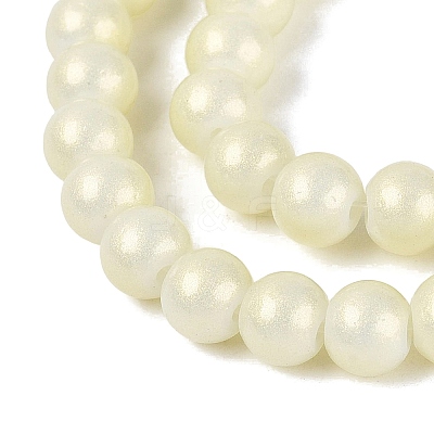 Baking Paint Glass Pearl Beads Strands DGLA-ZX001-05B-04-1
