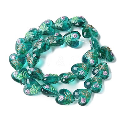 Handmade Transparent Lampwork Beads BLOW-D300-07E-1