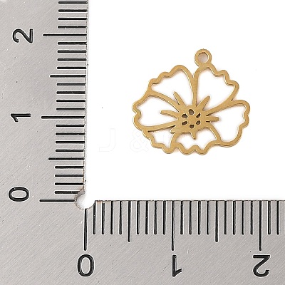 304 Stainless Steel Pendants STAS-S139-06G-11-1