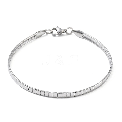 304 Stainless Steel Link Chain Bracelets for Women BJEW-Z178-11P-1