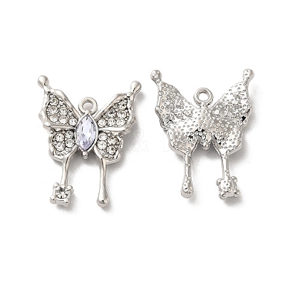 Alloy Crystal Rhinestone Pendant PALLOY-K001-079P-1