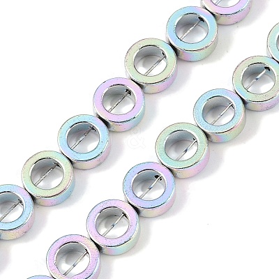 Baking Painting Synthetic Non-magnetic Hematite Beads Strands G-A234-H03-01B-1
