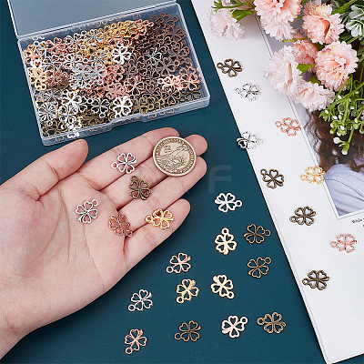 150Pcs 5 Colors Alloy Pendants FIND-PH0023-10-1