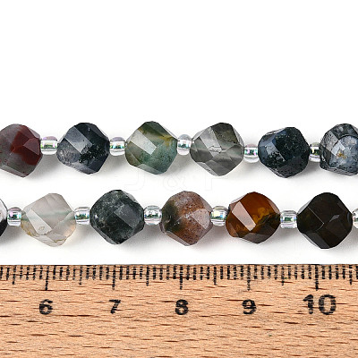 Natural Indian Agate Beads Strands G-T144-24A-05-1