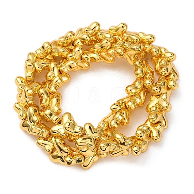 Electroplate Glass Beads Strands EGLA-H109-06F-1