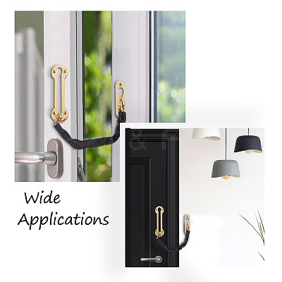Stainless Steel Swing Bar Door Lock LS-SW-TAC0002-02B-1