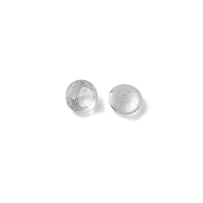 Faceted Natural Quartz Crystal Cabochons G-I295-05C-18B-09-1