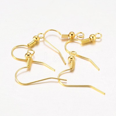 Iron Earring Hooks E135-G-1