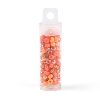 7 Bottles DIY Glass Seed Beads Sets DIY-N006-02E-1