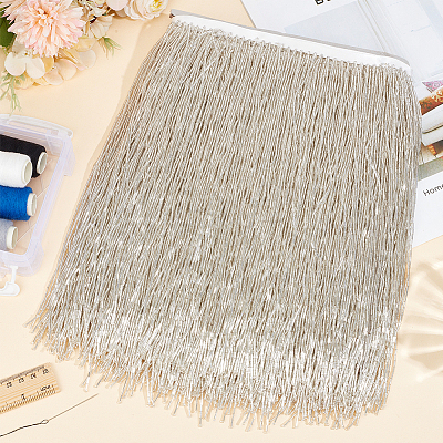 1 Yard Plastic Bugle Bead Tassel Trimming OCOR-BC0006-60A-1