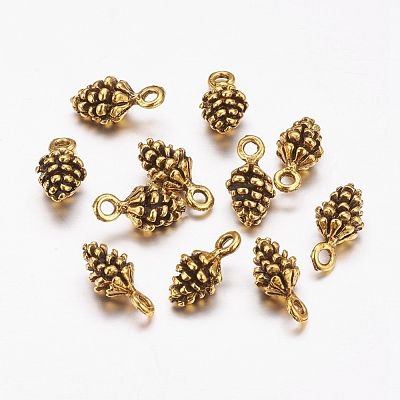 Tibetan Style Alloy Pendants TIBEP-ZA10-0909Y-AG-LF-1
