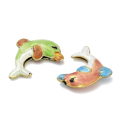 Handmade Cloisonne Beads CLB-Z001-06G-1