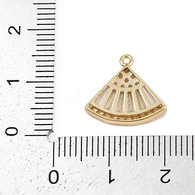 Brass Micro Pave Cubic Zirconia Pendants LS-KK-S339-07G-1