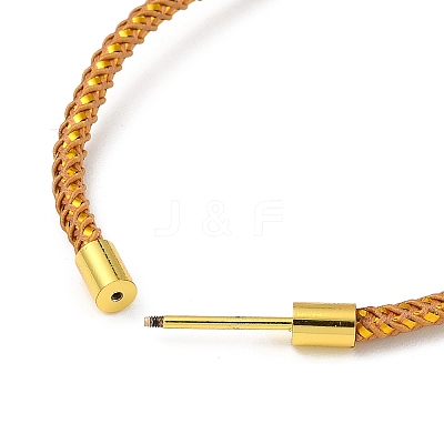 Braided Nylon Cord Bracelet Making MAK-L043-01G-08-1