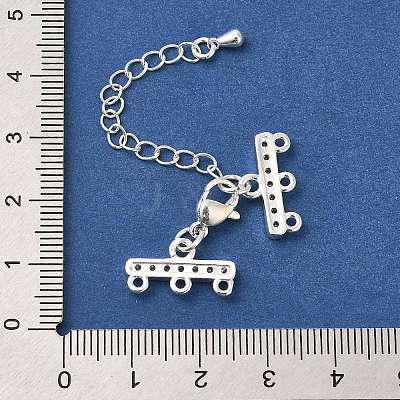 Rack Plating Brass Lobster Claw Clasps KK-F883-18S-1