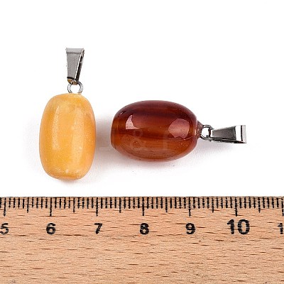 Natural & Synthetic Mixed Stone Pendants X-G-N344-10P-1