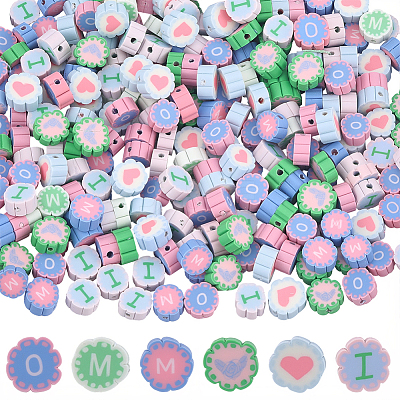 Handmade Polymer Clay Beads CLAY-SC0002-75-1