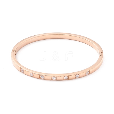 Clear Cubic Zirconia Bangle STAS-P303-02-1