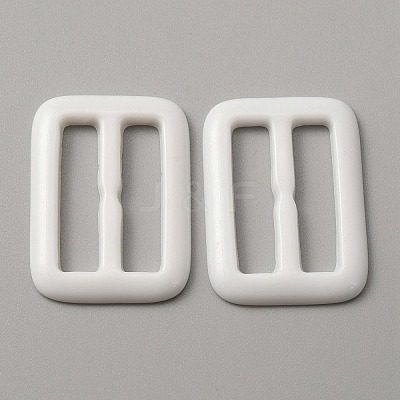 Rectangle Resin Buckle Clasps FIND-WH0129-33C-1