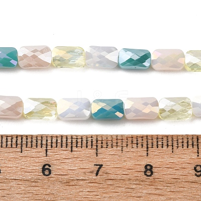 Electroplate Glass Beads Strands EGLA-D300-05-12-1