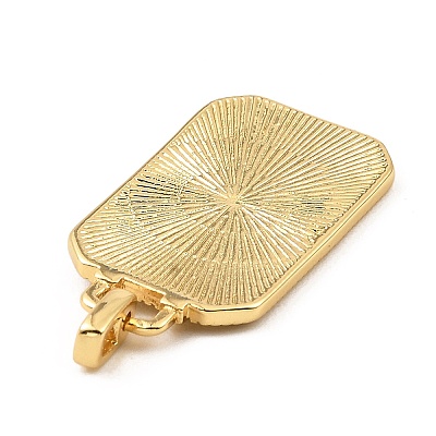Rack Plating Brass Pendants KK-L206-021G-01-1