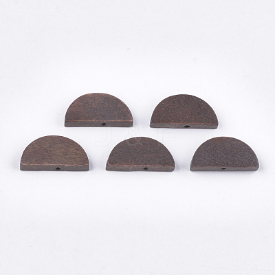 Painted Natural Wood Beads WOOD-T021-05A-03-1