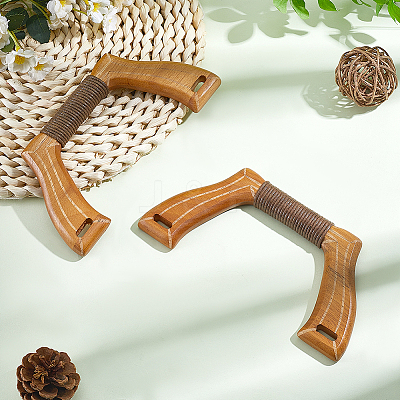 2Pcs Wooden Bag Handles FIND-PH0059-76A-1
