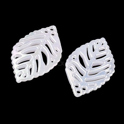Acrylic Imitation Shell Pendants OACR-P039-08A-1