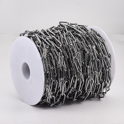 Unwelded Iron Paperclip Chains CH-S125-01A-B-1