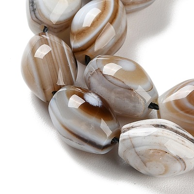 Natural Eye Agate Beads Strands G-NH0019-D02-02-1