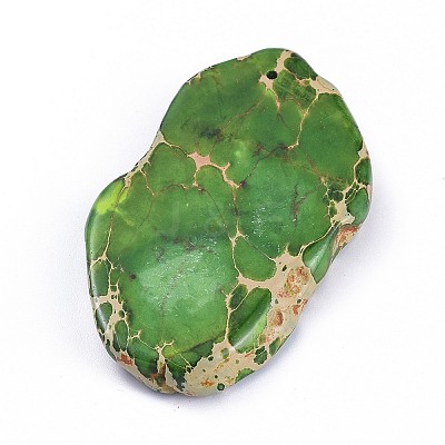Natural Regalite/Imperial Jasper/Sea Sediment Jasper Pendants G-F590-08-1