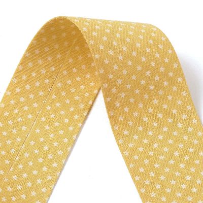 5M Cotton Linen Strar Printed Ribon LS-OCOR-K008-01C-01-1
