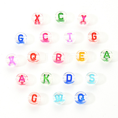Transparent Clear Acrylic Beads MACR-YW0001-23E-1
