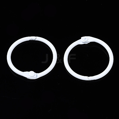 Spray Painted Iron Split Key Rings IFIN-T017-01M-1