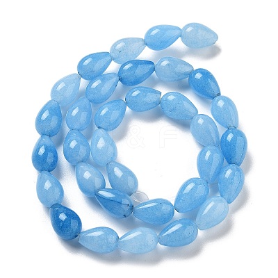 Natural Aquamarine Dyed Beads Strands G-B106-A10-02-1