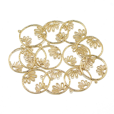 Brass Pendants X-KK-T032-053G-1