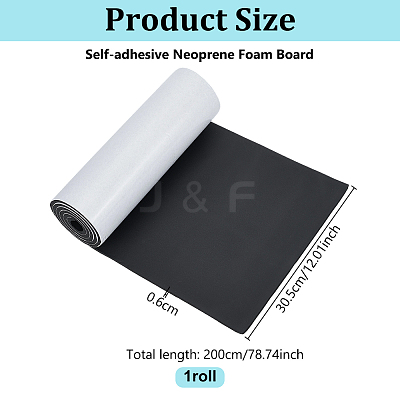 Self-adhesive Neoprene Foam Board DIY-WH0349-562C-1